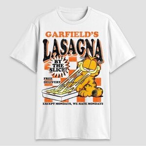 Men’s Garfield Short Sleeve Graphic T-Shirt - White M